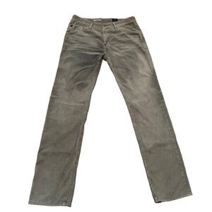 AG Adriano Goldschmied The Graduate Tailored Leg Corduroy Pants Size 34